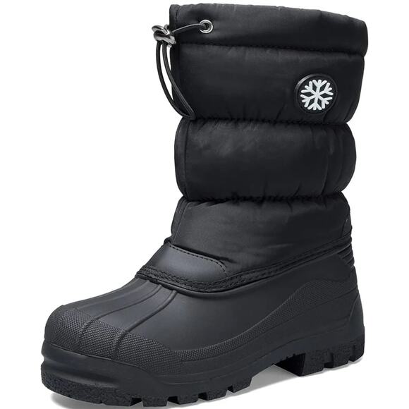 KOMFORME Men's Snow Boots, Water Resistant, Size 6 - MSRP $59.99 - Picture 2 of 5